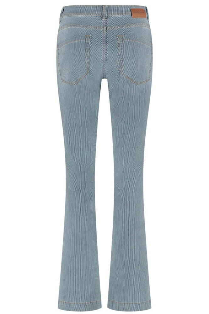 BABETTE PATCHPOCKETS DENIM STRIPE SRB4476 INDIGO DYE